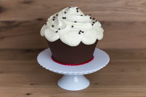 Giant cupcake, red velvet