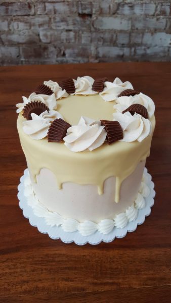 White Chocolate Peanut Butter Cake